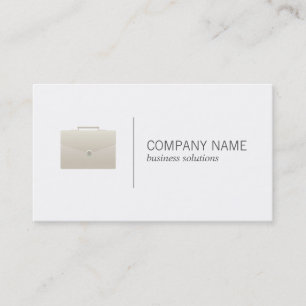 Briefcase   Business (white) Business Card