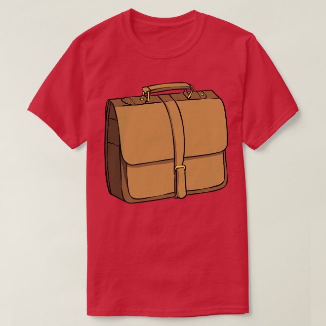 Briefcase Work Business Office Meeting T-Shirt (Design Front)