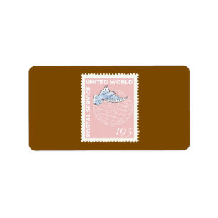 Briefmarke - label