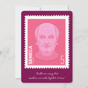 Briefmarke Seneca -   Invitation