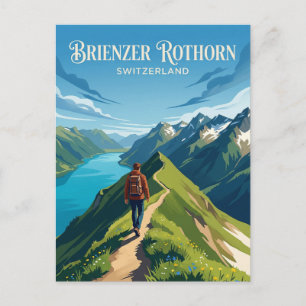 Brienzer Rothorn Switzerland Postcard