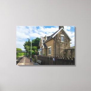 Brierfield Railway Station, Lancashire Canvas Print