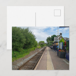 Brierfield Railway Station, Lancashire Postcard
