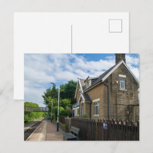Brierfield Railway Station, Lancashire Postcard