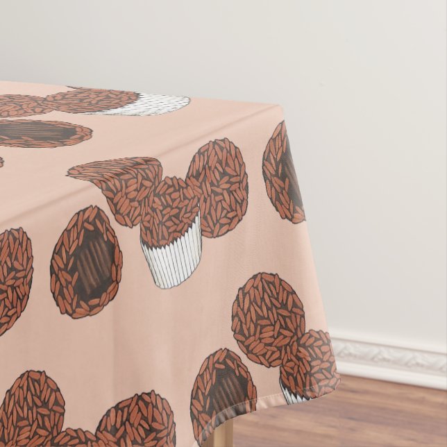 Brigadeiros Brazilian Chocolate Candy Bake Sale Tablecloth (In Situ)