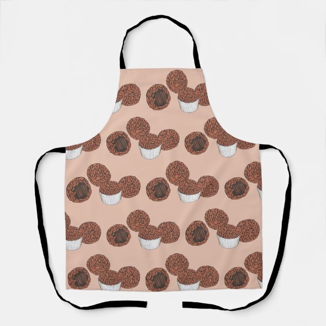 Brigadeiros Brazilian Chocolate Truffles Dessert Apron (Front)