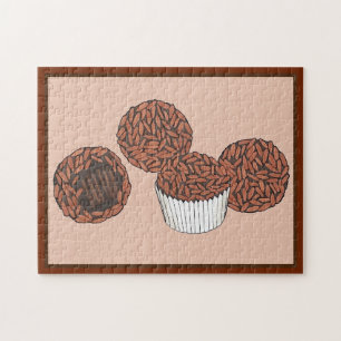 Brigadeiros Brazilian Chocolate Truffles Dessert Jigsaw Puzzle