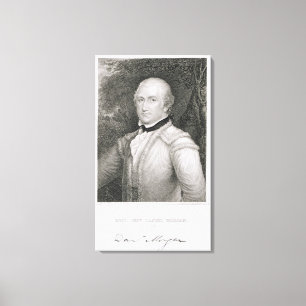 Brigadier General Daniel Morgan (1736-1802) engrav Canvas Print