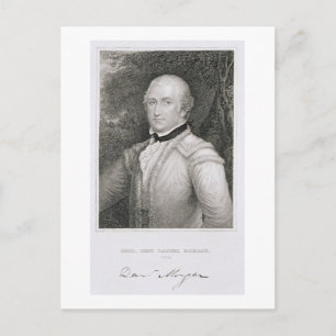 Brigadier General Daniel Morgan (1736-1802) engrav Postcard