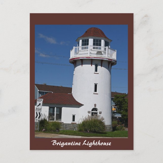 Brigantine Lighthouse Photo Postcard (Front)
