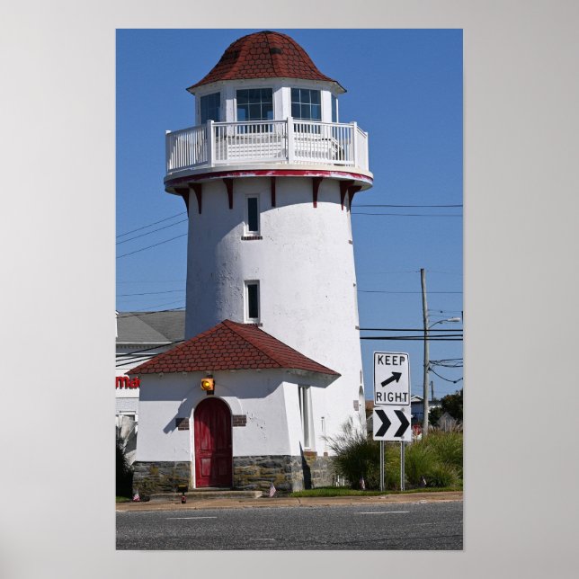 Brigantine Lighthouse Photo Poster  (Front)