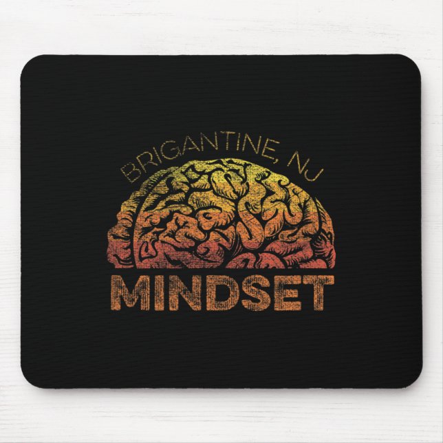 Brigantine Nj Vacation Mindset  Mouse Mat (Front)
