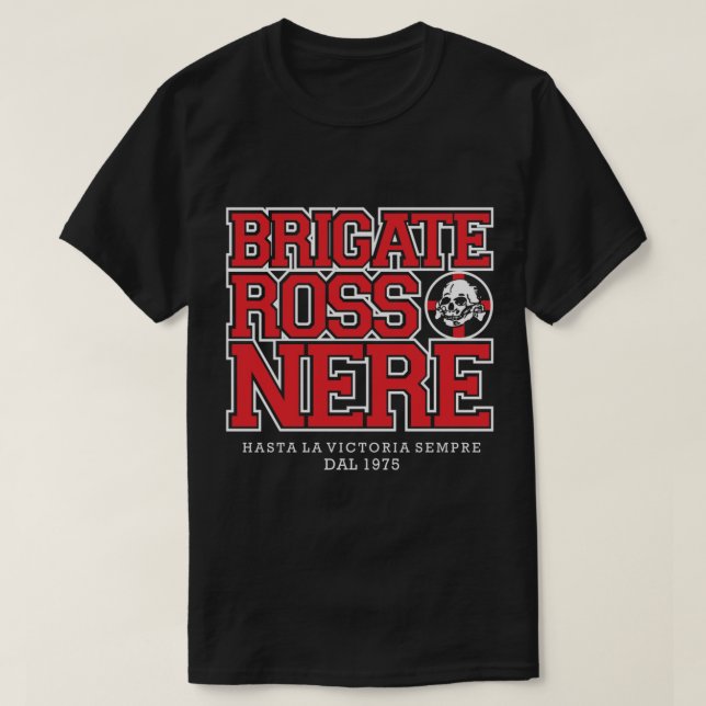 Brigate Rossonere - Curva Sud Milano   T-Shirt (Design Front)