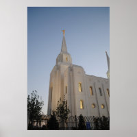 Brigham City Utah Temple #2 LDS Wall Art Poster