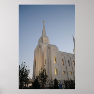 Brigham City Utah Temple #2 LDS Wall Art Poster