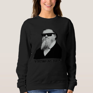 Brigham Young Heart Sunglasses LDS Sweatshirt