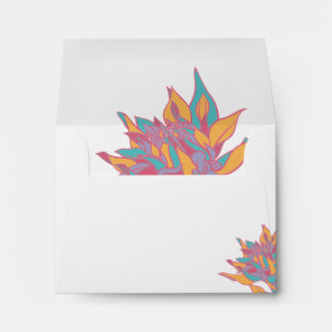 Bright 2011 Spring Colours Wedding  Envelopes