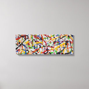 Bright Abstract Art, Color Delight 201288 Canvas Print