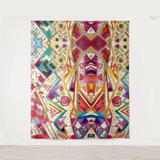 Bright Abstract Art Tapestry