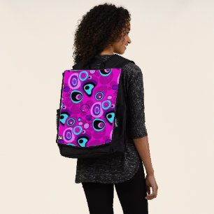 Bright, abstract backpack