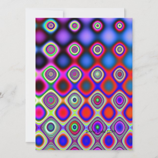 Bright Abstract Card (Front)