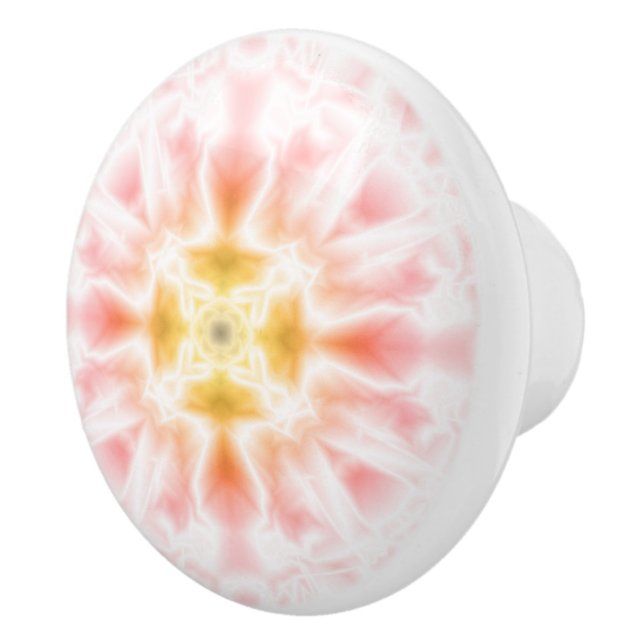Bright Abstract Ceramic Knob (Right)