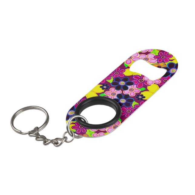 Bright Abstract Flower Art (Front Angled)