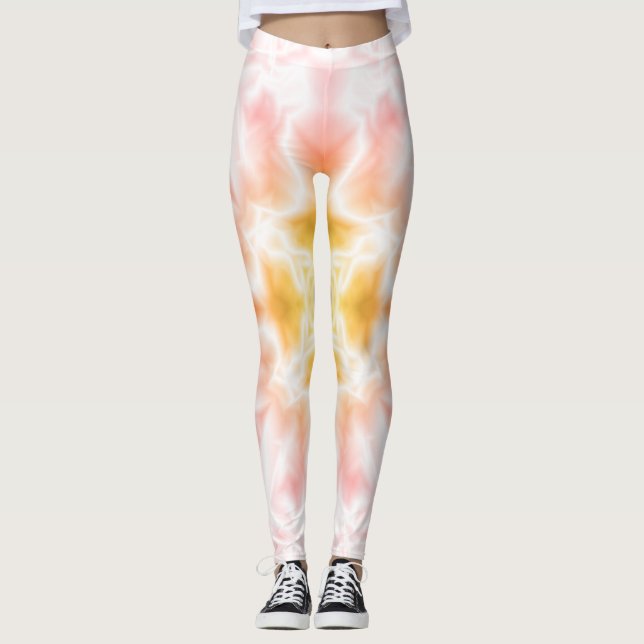 Bright Abstract Leggings (Front)