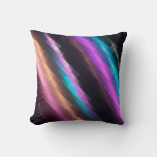 Bright abstract mosaic multicolored background wit cushion