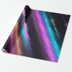Bright abstract mosaic multicolored background wit wrapping paper
