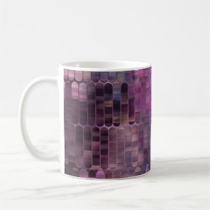 Bright abstract mosaic multicolored with gloss coffee mug