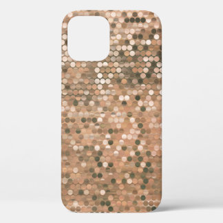 Bright abstract mosaic vintage background with glo iPhone 12 case
