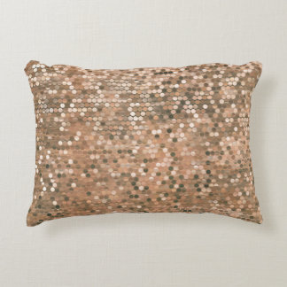 Bright abstract mosaic vintage background with glo decorative cushion