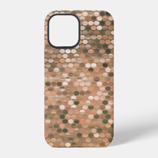 Bright abstract mosaic vintage background with glo iPhone 12 case