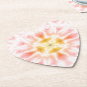 Bright Abstract Paper Coaster