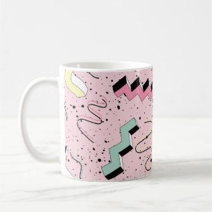 Bright abstract retro, seamless pattern. coffee mug