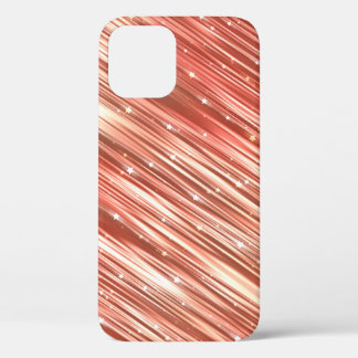Bright abstract vintage background with glitterabs iPhone 12 case
