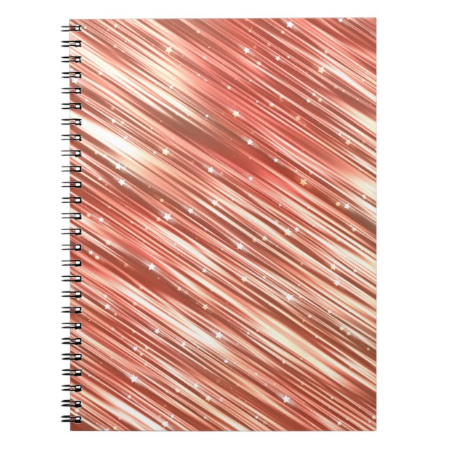 Bright abstract vintage background with glitterabs notebook (Front)