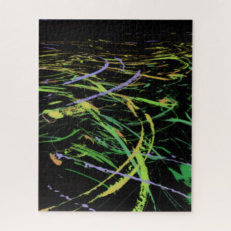 Bright Abstract Waves Jigsaw Puzzle