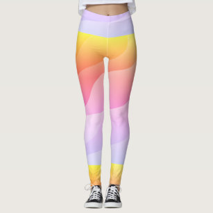 All Over Shirts Wavy Lines Leggings