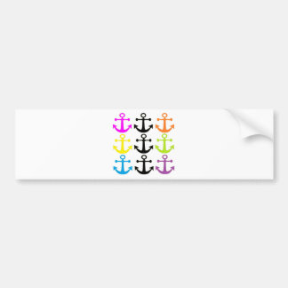 Bright Anchors Bumper Sticker