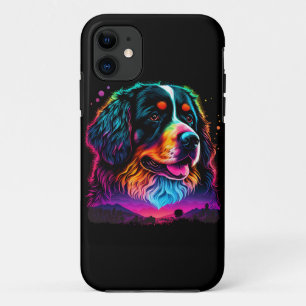 Bright and Beautiful Bernese Mountain Dog iPhone 11 Case