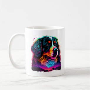 Bright and Beautiful Bernese Mountain Dog Coffee Mug