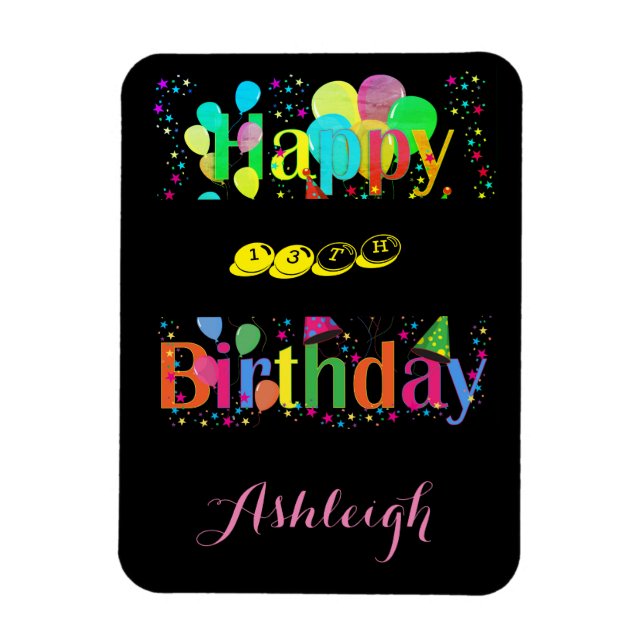 Bright and Beautiful Birthday   Magnet (Vertical)