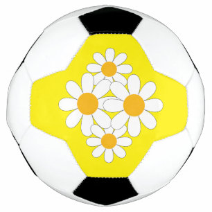 Bright and Bold Daisy Football