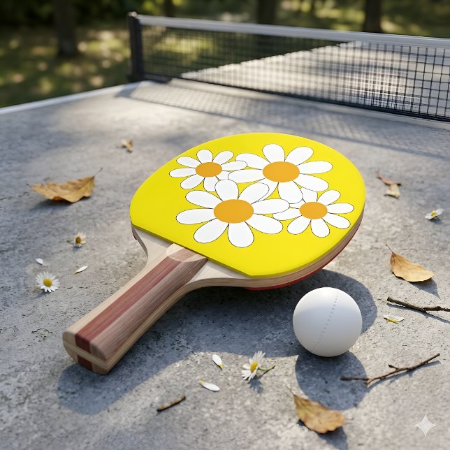 Bright and Bold Daisy Ping Pong Paddle (Creator Uploaded)