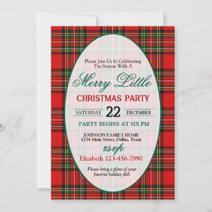 Bright and Colorful Christmas Party Invitation
