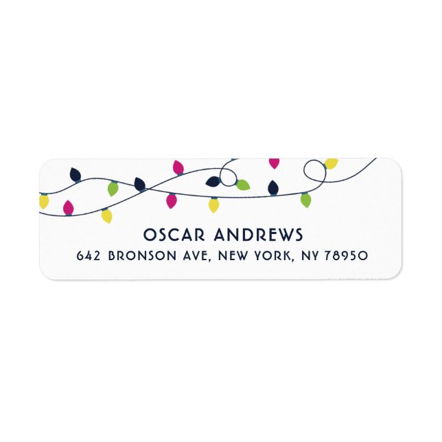 Bright and Colourful Christmas Lights Holiday II (Front)