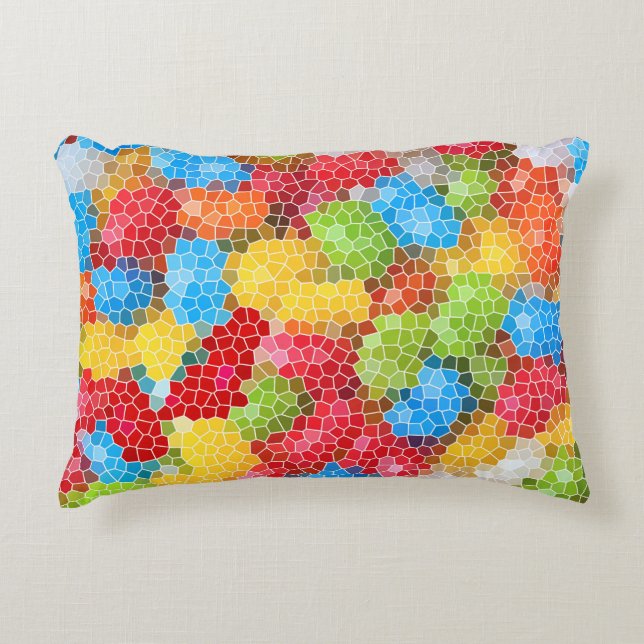 Bright and Colourful Decorative Cushion (Front)