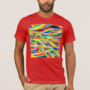 Bright And Colourful Neon Pattern Art T-Shirt